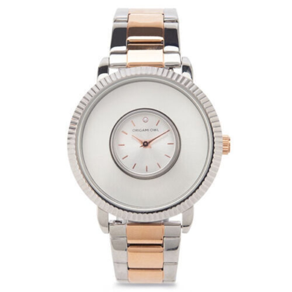 Origami Owl Locket Watches (new) Signature w/Swarovski Crystals